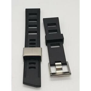 HYDRO 55 SILICON Black 22MM Men's Strap